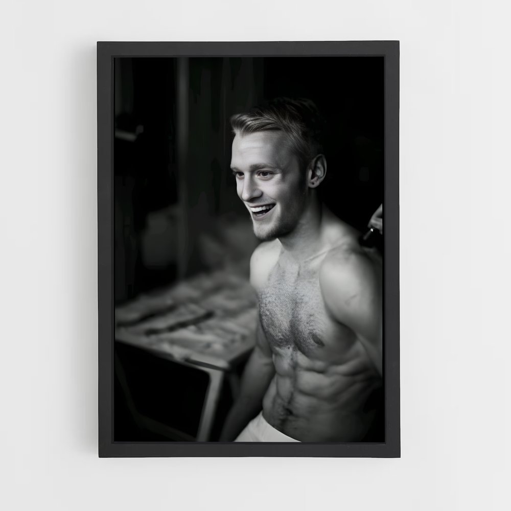 Poster Sourire de Jonnie – affiche Jeux Olympiques (vue 2)